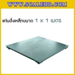 แท่นชั่งน้ำหนักแบบตั้งพื้น (Floor scale) ขนาด 1x1เมตร รับน้ำหนักตั้งแต่ 500 กิโลกรัม - 3 ตัน