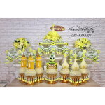 เครื่องบวชดอกไม้ประดิษฐ์ สีเหลืองสด