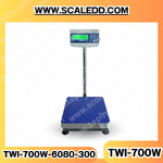เครื่องชั่งน้ำหนัก300กิโลกรัม เครื่องชั่งน้ำหนัก300kg เครื่องชั่งดิจิตอล300kg เครื่องชั่งตั้งพื้น ตาชั่ง300kg ความละเอียด 20g ขนาดแท่นชั่ง60*80cm ยี่ห้อ TBOSS รุ่น TWI-700W (เครื่องชั่งผ่านตรวจรับรองจากสำนักชั่งตวงวัด)