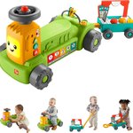 Fisher-Price Laugh & Learn 4-in-1 Farm to Market Tractor Ride-On