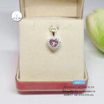 จี้เงินแท้92.5% ประดับเพชร cz กรอบเงินแท้ จี้เล่นแสงดีมากๆ ค่ะ ขนาดกำลังพอดีไม่เล็ก ไม่ใหญ่ไป (เรือนเงินแท้)