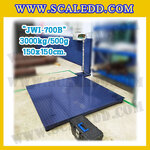 เครื่องชั่งดิจิตอล3000kg รุ่น JWI-700B ขนาดแท่น 150x150cm. เครื่องชั่งน้ำหนักดิจิตอล3000kg เครื่องชั่ง3ตัน ตาชั่ง3ตัน พิกัด 3000kg ความละเอียด 0.5kg ยี่ห้อ JADEVER รุ่น JWI-700B