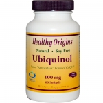 (Pre-order)Healthy Origins,Ubiquinol 100 mg 60 softgels(Kaneka QH)ดูดซึมได้ดีกว่า CoQ10 ทั่วไป ช่วนถนอมผิวพรรณให้ดูสดใสเปล่งปลั่ง ลดริ้วรอยก่อนวัย