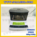 เครื่องชั่งดิจิตอล ทศนิยม 3 ตำแหน่ง รุ่น UP223X 220gx0.001g เครื่องชั่งละเอียดสูง220g เครื่องชั่งน้ำหนัก220g ตาชั่ง220กรัม พิกัดน้ำหนัก 220g ความละเอียด 0.001g ยี่ห้อ SHIMADZU รุ่น UP223X