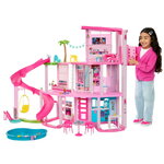 นำเข้าจาก 🇺🇸 บ้าน Barbie Dreamhouse Pool Party Doll House and Playset with 75+ Pieces, 45 in, Slide & Puppy Elevator