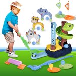 แป้นวางลูกบอล Upgraded Kids Golf Toys Set - Baby Golf Club Set Seahorse Putter