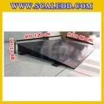 ทางลาดแท่นชั่งน้ำหนักแบบตั้งพื้นทำจากเหล็ก ขนาด 120x80 Cm. รับน้ำหนักได้สูงสูด 2 ตัน