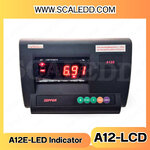 หัวอ่านเครื่องชั่งน้ำหนัก Weighing Indicator A12E หัวอ่านเครื่องชั่งตั้งพื้น หัวอ่านตาชั่งรุ่น A12E LED อะไหล่หัวอ่านเครื่องชั่ง หน้าจออะไหล่