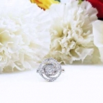 สั่งผลิตเพชรเบลเยี่ยมคัท แหวนแต่งงาน แหวนหมั้น ใส่เที่ยว ออกงาน แหวนทองคำ 18K เพชรแท้ 0.54 กะรัต 5.38 กรัม น้ำ 99 ราคาถูกมาก มีใบรับประกันค่ะ