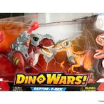 Robo Alive Dino Wars Raptor & T-Rex Robotic Pet Figure 2-Pack