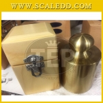 ตุ้มน้ำหนักทองเหลืองมาตรฐาน200g สำหรับสอบเทียบเครื่องชั่งน้ำหนักดิจิตอลทุกชนิด สอบเทียบน้ำหนักชั่งไม่เกิน200g