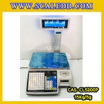 เครื่องชั่งคำนวณราคา 15kg เครื่องชั่งคำนวณราคาดิจิตอลและพิมพ์สติ๊กเกอร์บาร์โค้ด เครื่องชั่งดิจิตอล15kg เครื่องชั่งคำนวณราคา เครื่องชั่ง15kg ความละเอียด5g ตาชั่ง15กิโล ยี่ห้อ CAS รุ่น CL5200 P เครื่องชั่งทำบาร์โค้ด 15 กิโลกรัม