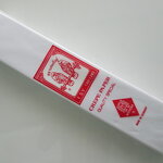 กระดาษย่นตรานกแก้วสีขาว