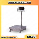 เครื่องชั่งน้ำหนักดิจิตอล พิกัด300kg ค่าละเอียด20g ยี่ห้อ SDS รุ่น IDS701 ขนาดแท่น30*40cm.