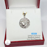 จี้เงินแท้92.5% จี้โอม แบบเกลี้ยง ขนาดเหรียญ 50 สตางค์ ไม่หนักค่ะ (เรือนเงินแท้)