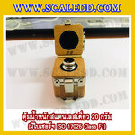 ตุ้มน้ำหนักสแตนเลสเดี่ยวมาตรฐาน 20g (พร้อมใบเซอร์ ISO 17025 Class F1) ตุ้มน้ำหนักสแตนเลสเดี่ยว 20g ตุ้มน้ำหนัก20g มีกล่องไม้บุกำมะหยี่ และถุงมือ