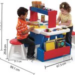 Step2 โต๊ะกิจกรรมเรียนรู้ศิลปะ Creative Projects Table