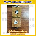 ตุ้มน้ำหนักสแตนเลสเดี่ยวมาตรฐาน1g Class F1 (ไม่มีใบเซอร์ฯ) ตุ้มสแตนเลส1กรัม พร้อมกล่องไม้บุกำมะหยี่และถุงมือ สอบเทียบน้ำหนักชั่งไม่เกิน1กรัม