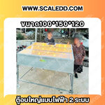 ตู้อบบไฟฟ้าใหญ่ 2 ระบบ ขนาด 100*150*120 cm.