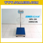 เครื่องชั่งกันน้ำ150กิโลกรัม เครื่องชั่งดิจิตอล150kg เครื่องชั่งตั้งพื้น15กิโลกรัม ความละเอียด10g Waterproof Digital Scale 150kg/10g ADAM WFK-150