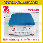 เครื่องชั่งดิจิตอลตั้งโต๊ะ พิกัดน้ำหนัก 6200g ยี่ห้อ OHAUS รุ่น NVT6201 ความละเอียด 0.1g