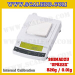 เครื่องชั่งดิจิตอล ทศนิยม 2 ตำแหน่ง รุ่น UP822X พิกัด820gx0.01g เครื่องชั่งละเอียดสูง820g เครื่องชั่งน้ำหนัก820g ตาชั่ง820กรัม พิกัดน้ำหนัก 820g ความละเอียด 0.01g ยี่ห้อ SHIMADZU รุ่น UP822X