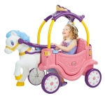 รถขาไถและรถเข็น Little Tikes Princess Horse และ Carriage ride-on