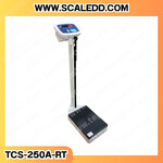 เครื่องชั่งน้ำหนักคน เครื่องชั่งน้ำหนักบุคคล พร้อมที่วัดส่วนสูง และคำนวณค่า BMI ชั่งได้ 250kg ความละเอียด 100g วัดส่วนสูงได้ 203cm