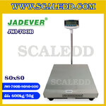 เครื่องชั่งน้ำหนัก600กิโลกรัม เครื่องชั่งตั้งพื้น600kg ตาชั่ง600kg พิกัด 600kg ความละเอียด 50g ขนาดแท่นชั่ง 80x80cm ยี่ห้อ JADEVER รุ่น JWI-700B