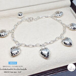 สร้อยข้อมือเงินแท้92.5% ร้อยตุ้งติ้ง สตอเบอรี่ งานน่ารักๆ ค่ะ ร้อยกระดิ่ง 1 ลูก (งานไทย)