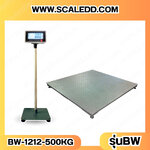 เครื่องชั่งน้ำหนัก500กิโลกรัม เครื่องชั่งน้ำหนัก500กิโล เครื่องชั่งดิจิตอล500kg เครื่องชั่งตั้งพื้น ตาชั่ง500kg ความละเอียด50g ขนาดแท่นชั่ง120*120cm ยี่ห้อ TSCALE รุ่น BW