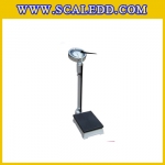 เครื่องชั่งน้ำหนักคน เครื่องชั่งน้ำหนักบุคคล พร้อมวัดส่วนสูง ชั่งได้ 120kg ความละเอียด 500g วัดส่วนสูงได้120cm ZT-120