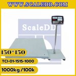เครื่องชั่งนับชิ้นงาน เครื่องชั่งนับชิ้นงาน1ตัน เครื่องชั่งน้ำหนัก1ตัน เครื่องชั่งนับจำนวน1ตัน ตาชั่งนับจำนวน1ตัน พิกัด1ตัน ความละเอียด 100g ขนาดแท่น 150*150cm. ยี่ห้อ TIGER รุ่น TCI-01