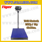 เครื่องชั่งน้ำหนักดิจิตอลBluetooth พิกัด150kg ความละเอียด 10g ขนาดแท่นชั่ง 60*80cm. ยี่ห้อ TIGER รุ่น TI-02
