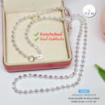 สร้อยคอเงินแท้92.5% สร้อยเงินอิตาลี ลายกาแล็กซี่ ตัดลายทั้งเส้น งานเล่นแสงดี ขนาด 3 มิล ประมาณทอง 3 สลึงตัน ยาว 18-20 นิ้ว (งานอิตาลี)