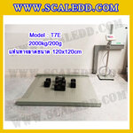 เครื่องชั่ง2ตัน เครื่องชั่งน้ำหนักดิจิตอล2ตัน เครื่องชั่งแบบวางพื้น2000กิโลกรัม เครื่องชั่งน้ำหนัก2000กิโล ตาชั่ง1ตัน พิกัด 2000kg ความละเอียด200g เครื่องชั่งพร้อมทางลาด รุ่น T7E (เครื่องชั่งผ่านตรวจรับรองจากสำนักชั่งตวงวัด)
