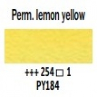 Vangogh Watercolour 'Half Pan' - 254 Permanent Lemon Yellow