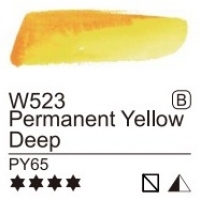 Mijello Mission Gold Watercolour 15ml SeriesB - 523 Permanent Yellow Deep