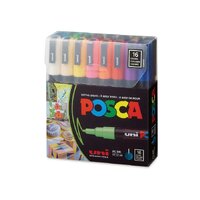 Uni Posca Paint Marker Set of 16 - 3M
