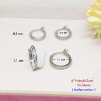 เส้นผ่าศูนย์กลาง 1.1 cm. x เพชร cz 1.2mm.
