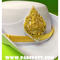 หมวกหม้อตาลกำนัน หญิง สีขาว ราคา 700 บาท