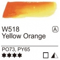 Mijello Mission Gold Watercolour 15ml SeriesA - 518 Yellow Orange