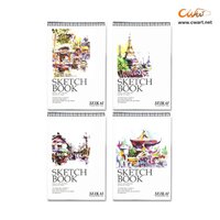 Saikai Spiral Bound Sketch Book - 26 x 38 cm. (< A3)