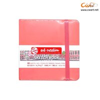 ArtCreation Sketch Book 12x12cm - Coral Red