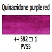 Vangogh Watercolour 'Half Pan' - 592 Quinacridone Purple Red