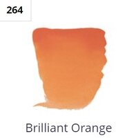 Rembrandt Watercolor 10ml Series2 - 264 Brilliant Orange