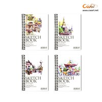 Saikai Spiral Bound Sketch Book - 13 x 19 cm. (< A5)