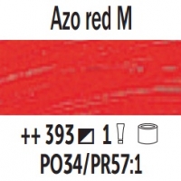 Vangogh Oil Color 200ml - 393 Azo Red Midium