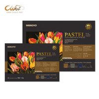 Mungyo Pastel Paper Pad 30 Sheets - A4 Dark Assorted (Coffee, Anthracite, Blue Night x 6 + Black x 12)