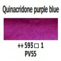 Vangogh Watercolour 'Half Pan' - 593 Quinacridone Purple Blue